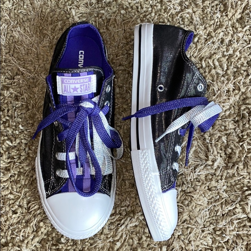 Converse metallic sneakers